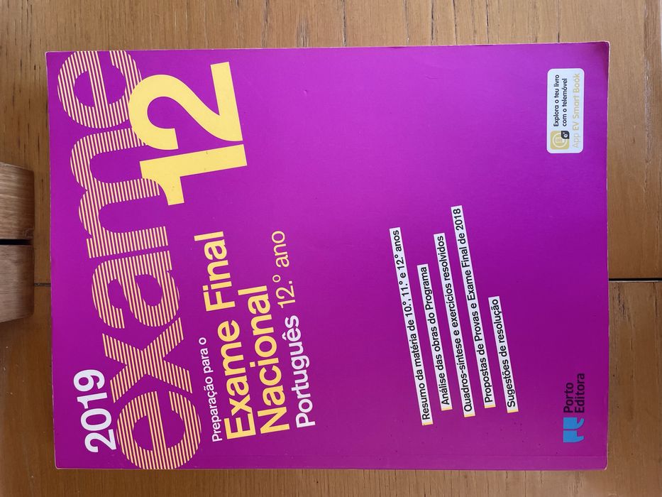 Livro de Preparação Exame Nacional Português 12º Ano - 2019