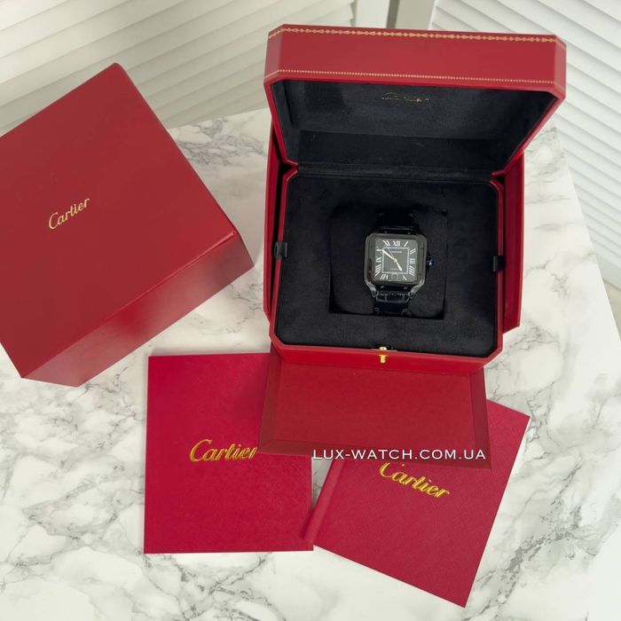 Чоловічий годинник Cartier Santos Часы Картье