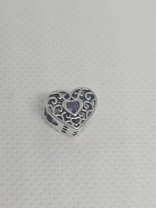 Charms srebrny s925. Serce