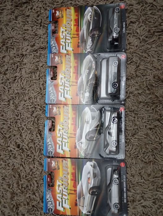Fast & Furious Hot Wheels 1/3/4/5 carros