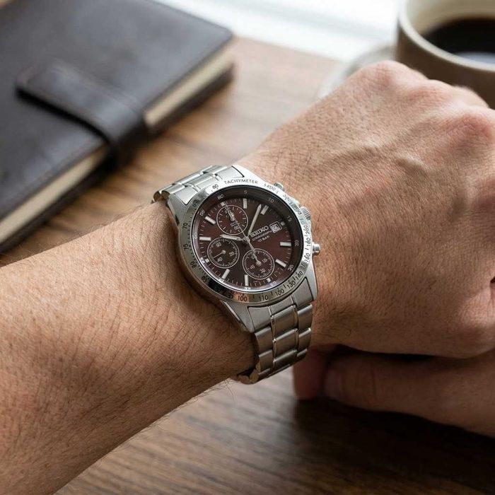 Zegarek Seiko stalowa bransoleta