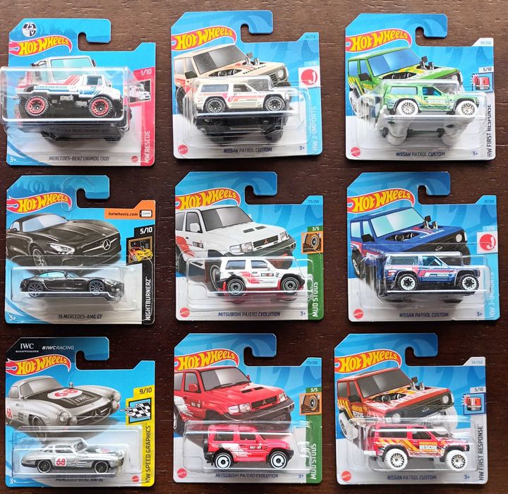 Hot Wheels Novos. Vários Mainline. Escala 1/64