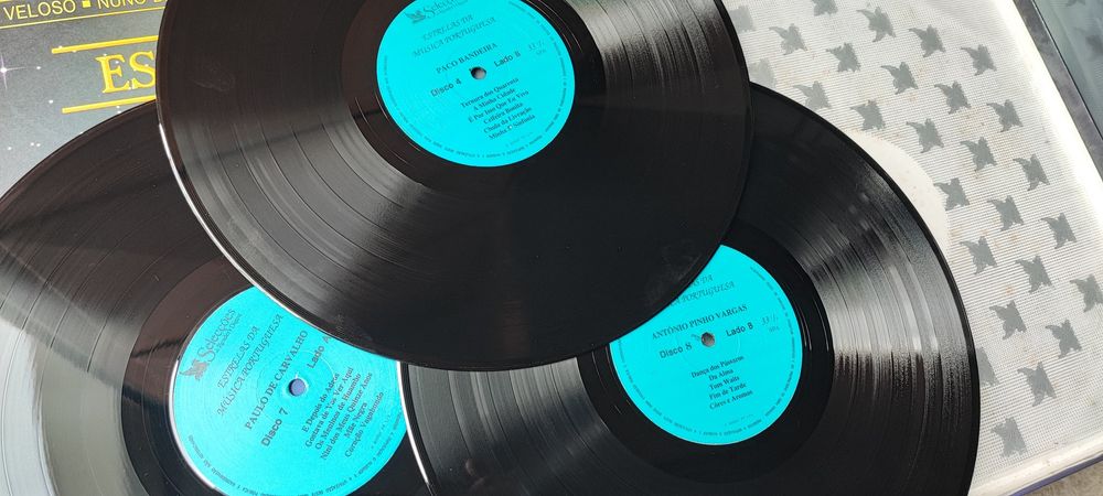 9 Discos vinil Estrelas Musica Português, Amália R..