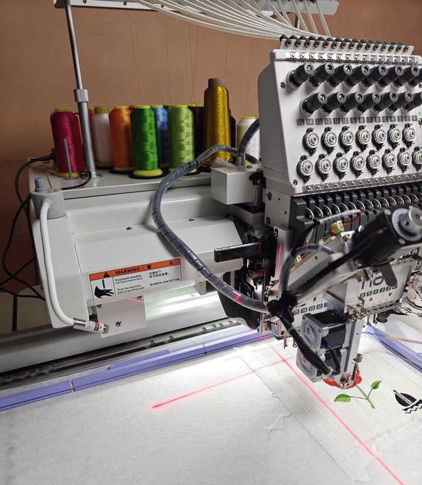 Лазер для швейної машинки, на магніті - 50мВт (хрест) - червоний