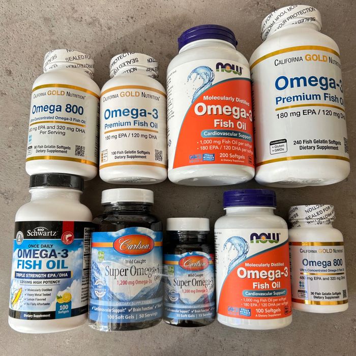 В НАЯВНОСТІ! Омега рибячий жир з iherb