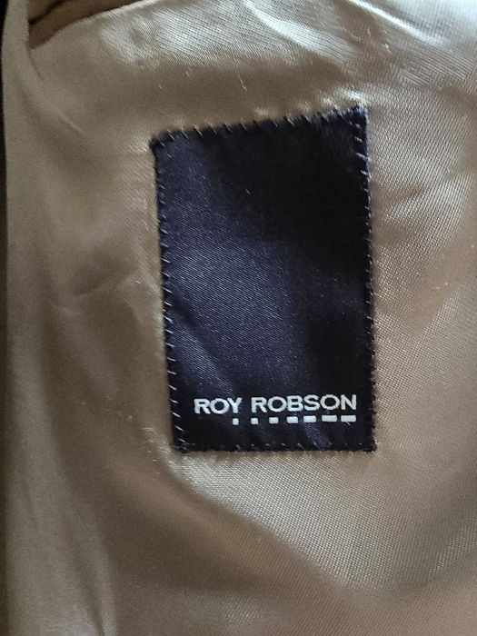 Marynarka męska Roy Robson brązowa w kratę