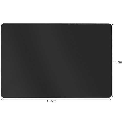 Mata ochronna pod krzesło 90x130cm RUHHY - czarna