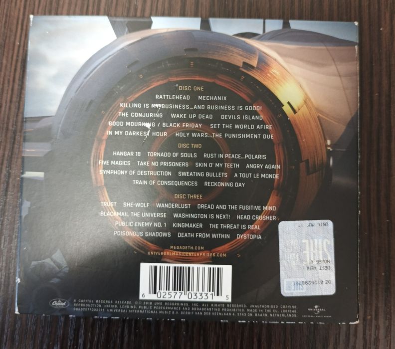 Megadeth " Warheads On Foreheads" (3 CD) box