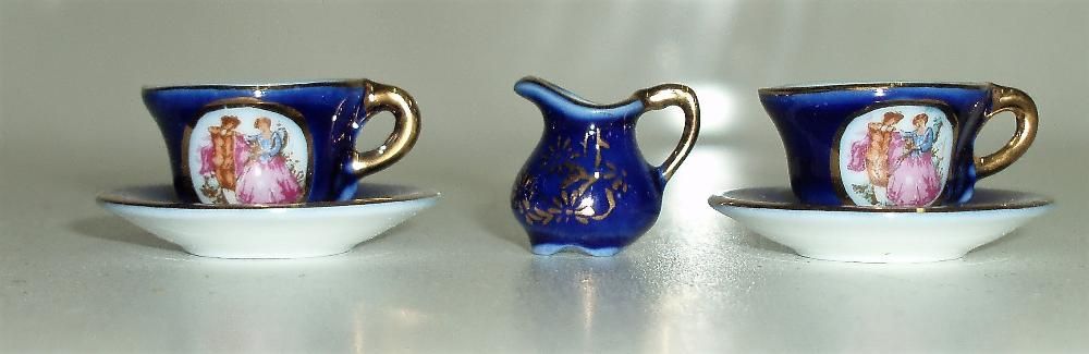 Conjunto miniatura de chá