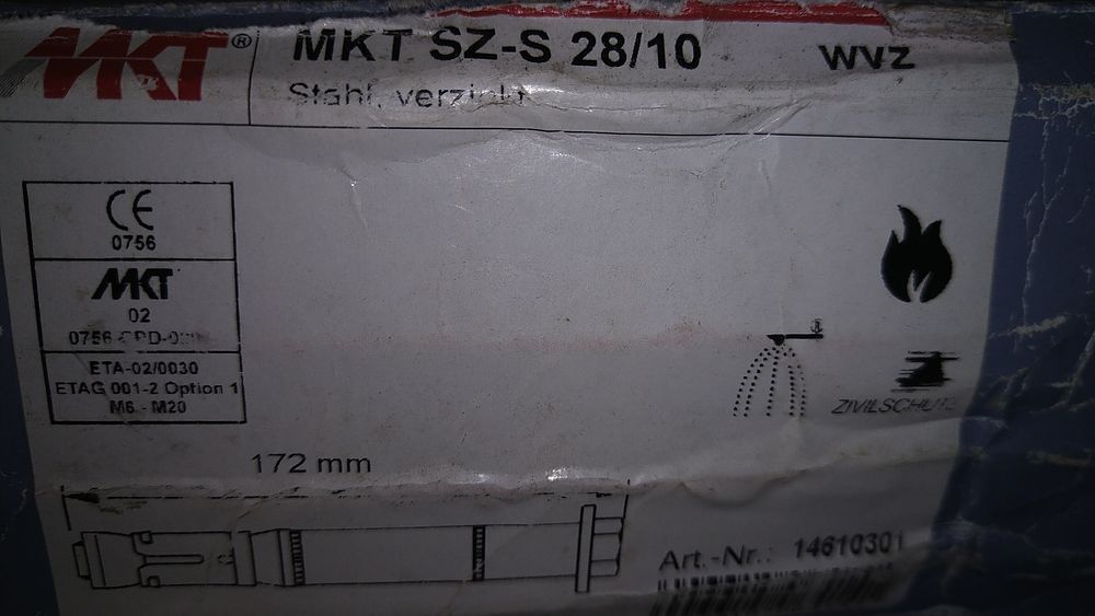 Ancoragem de expansão HSL / SPITS / Bucha metálica
