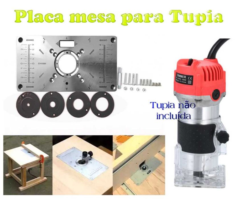 F580 Placa de mesa para tupia mesa de roteador