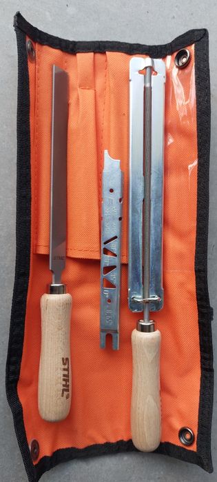 Zestaw do ostrzenia pił łańcuchowych STIHL + uchwyt
