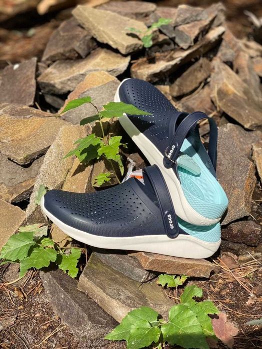 Мужские Кроксы Crocs LiteRide  (оригинал) синие 36-44