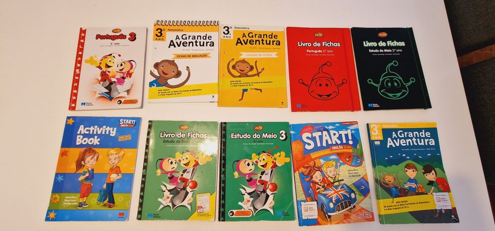 Livros 3°Ano de Escolaridade