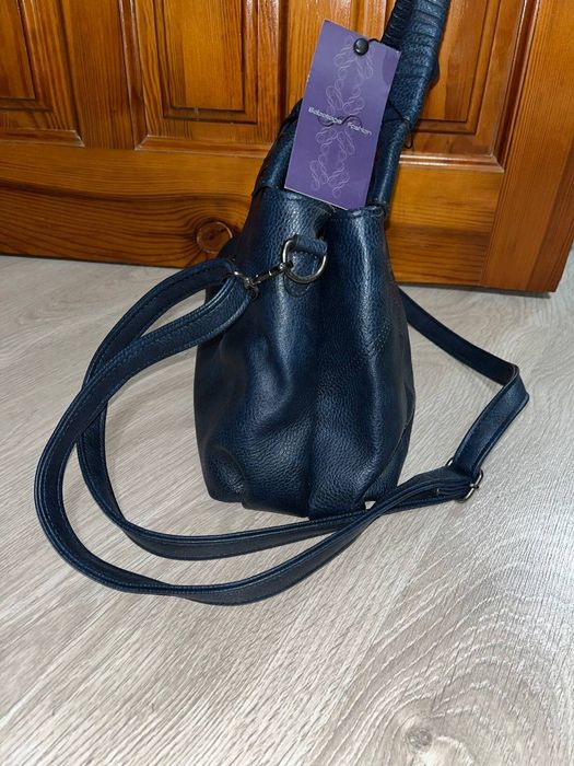 Нова жіноча сумка Sabotage Fashion | Темно-синя | 34х20 см