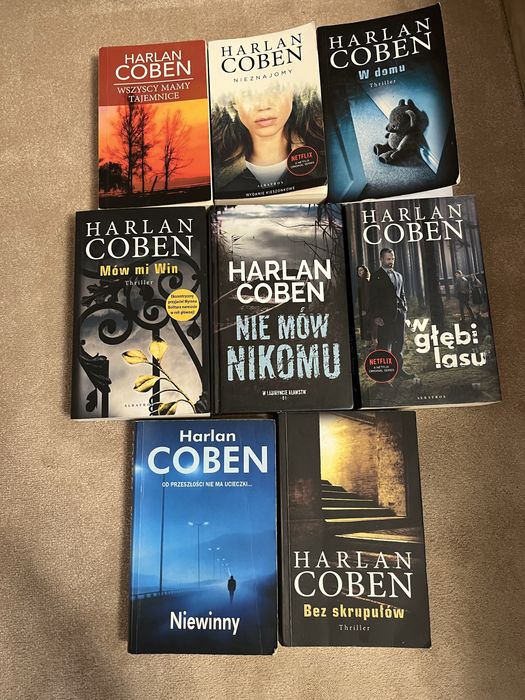 Zestaw książek (x8) Harlan Coben