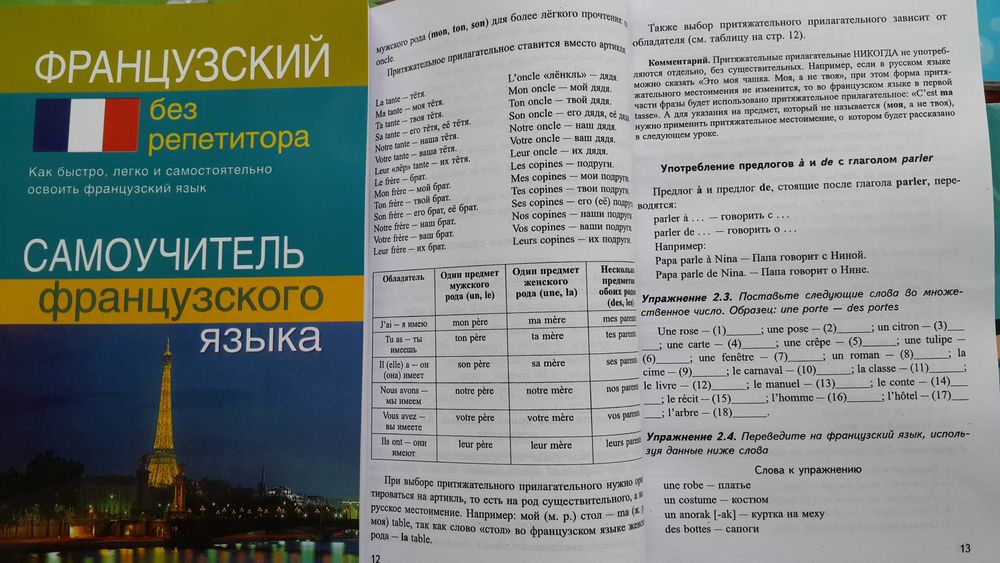 Французский без репетитора самоучитель с нуля, фонетика, грамматика