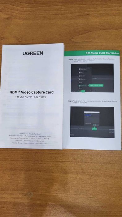 Ugreen Karta przechwytywania obrazu wideo hdmi na usb