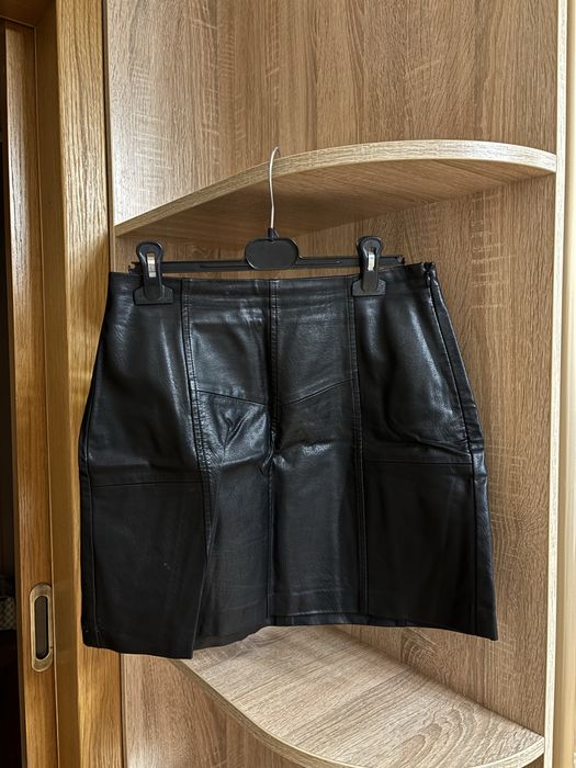 Шкіряна юбка Stradivarius