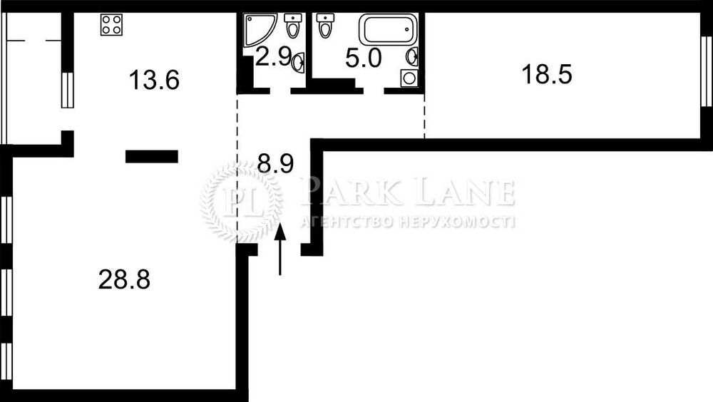 2-кімнатна квартира за адресою вул. Замковецька (площа 76 м²) - Atlanta.ua - фото 2