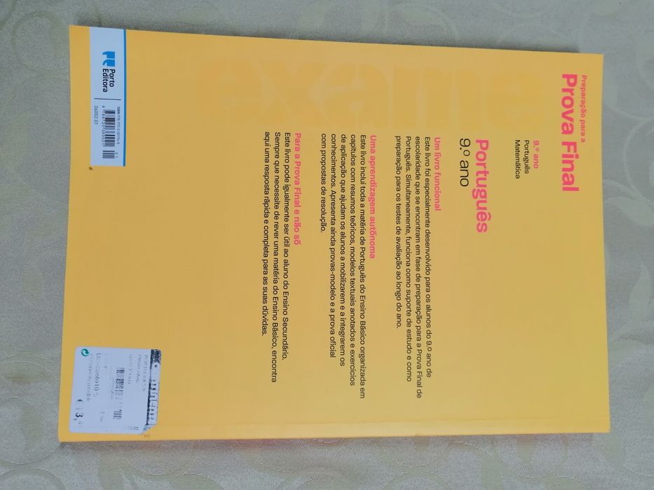 Português " Preparação para a prova final, Exame 9 ano 2021