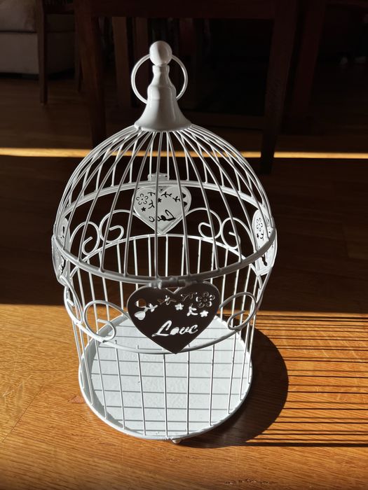 Gaiola / Lanterna decorativa branca