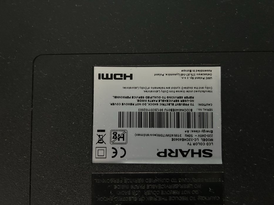 Telewizor sharp 32 cale