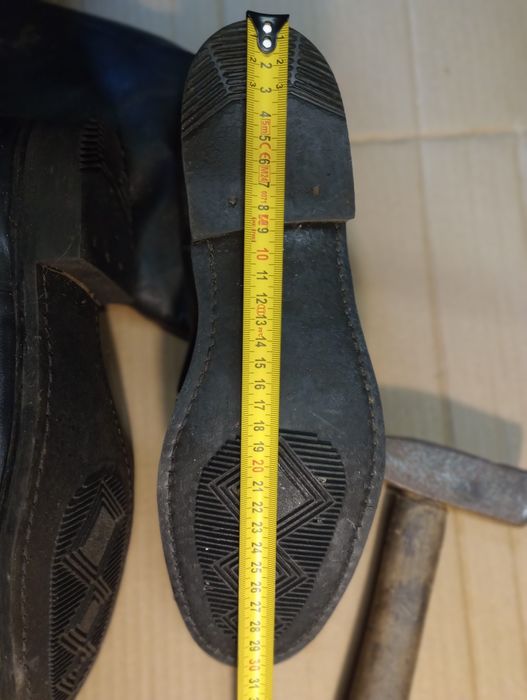 Buty Skóra Futro też od spodu cecha wewnątrz MO PRL  unikat eksponat