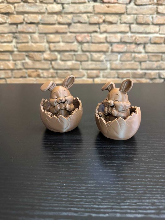 Króliczek w jajku 3D | Unikalna dekoracja wielkanocna