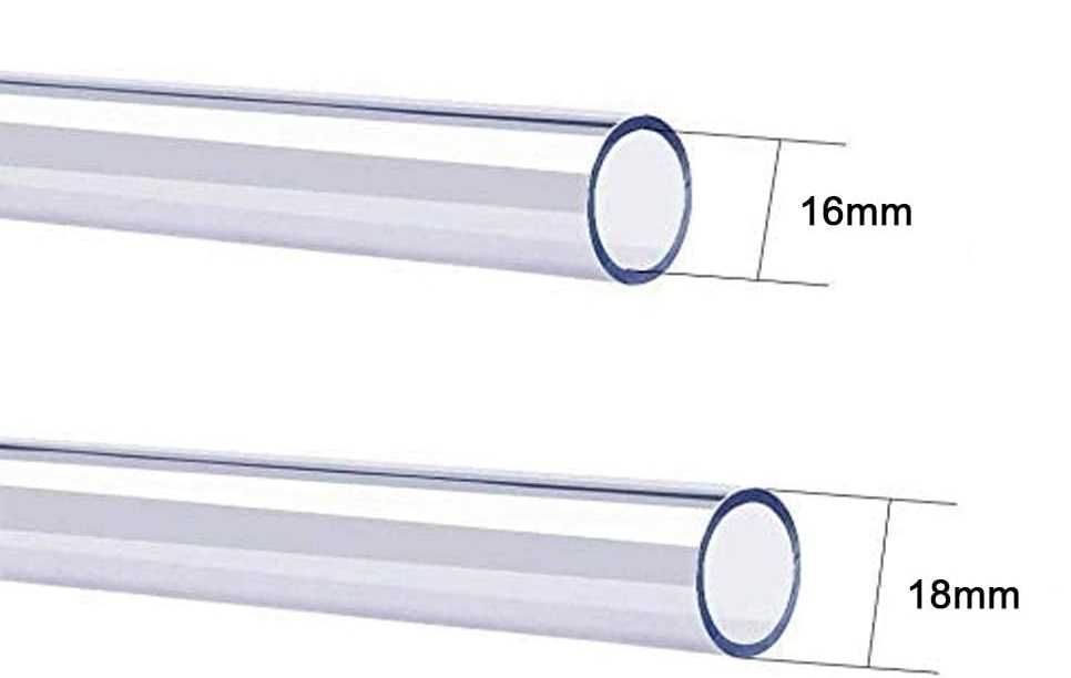 Przezroczysty wąż PVC 2m flintronic średnica 16mm