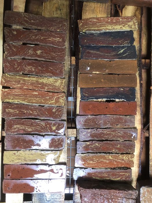 Фасадна облицовочная клинкерная плитка из старинного кирпича