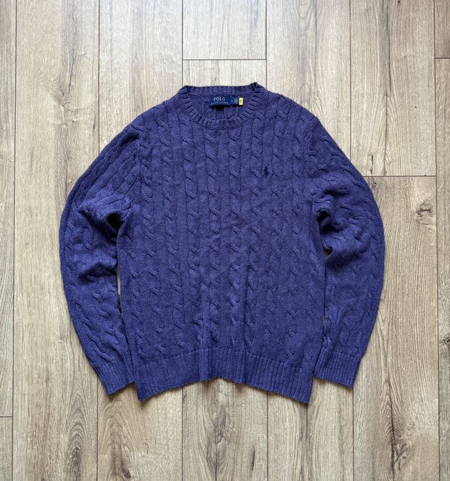 Sweter warkoczowy Ralph Lauren