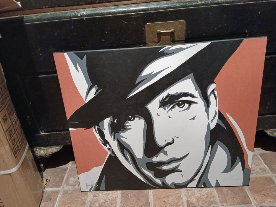 Pintura em tela, acrilico