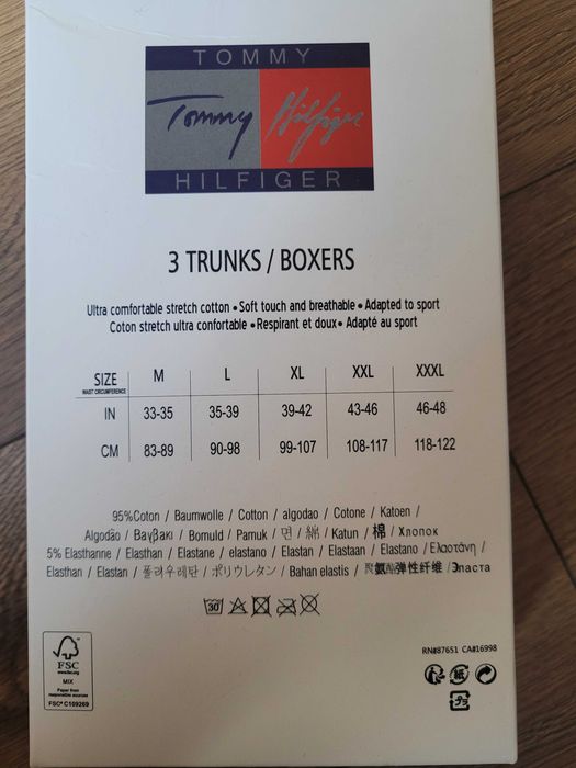 Bielizna Bokserki meskie 3pak m l xl xxl