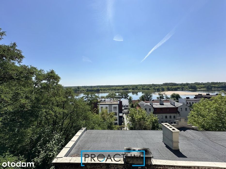 Widok na Wisłę! Balkon, piwnica, 2 pok. Winnica!