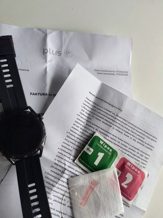Huawei watch GT3 jeszcze na gwarancji