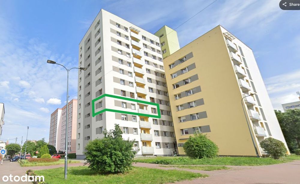 4 pokoje, 84m2, 3 piętro, ul. Sienkiewicza 16, bezpośrednio.