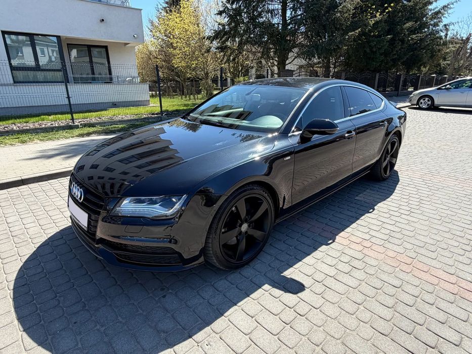 Audi A7 Sportback S-LINE Komfortowe Fotele Quattro Bose Czarna