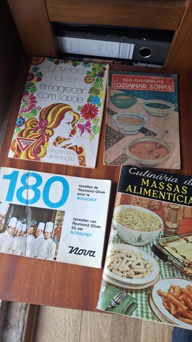 Culinária e bem estar 4 livros receitas sopas massas antigas