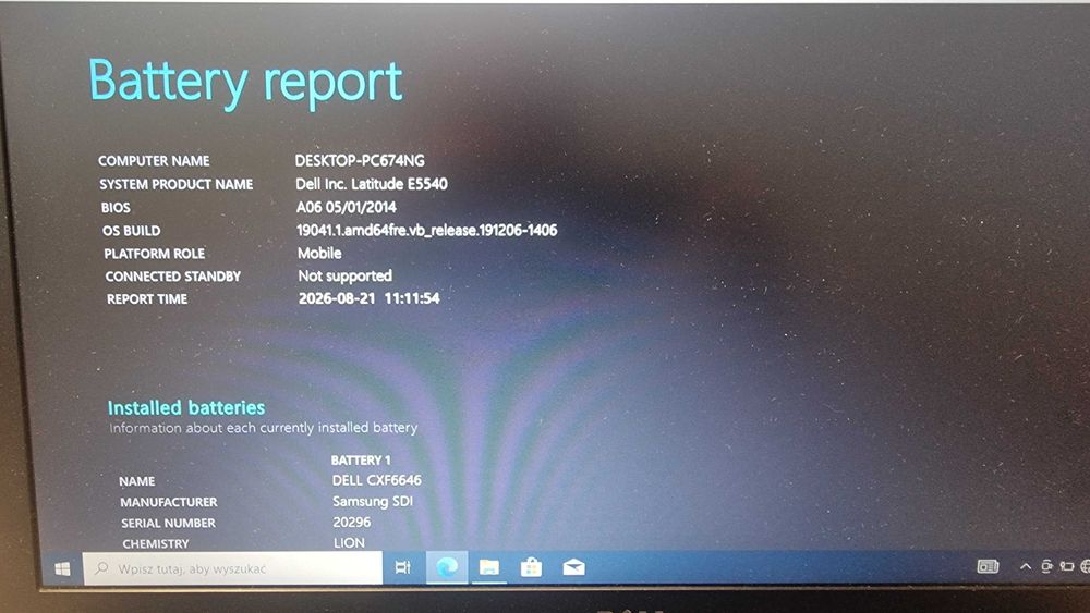 Dell Latitude e5540 – laptop biznesowy 15,6 – windows 10