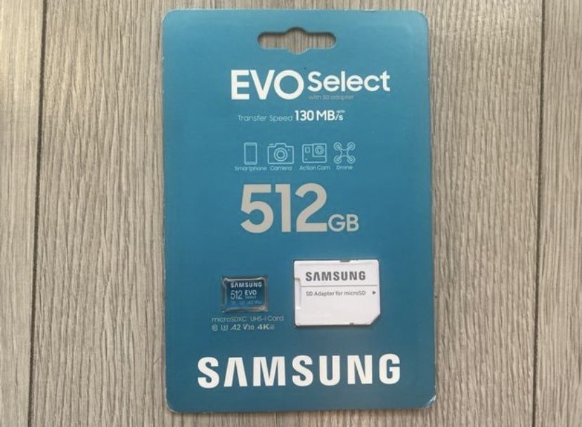 Nowa Samsung karta pamięci microSD 512GB 130MB/s Okazja New