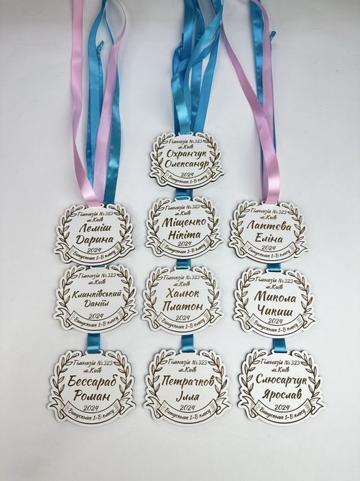 Медалі випускникам, медаль на випускний в садок/школу