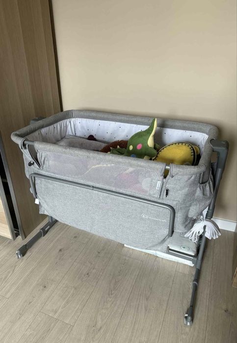 Łóżeczko dostawne kinderkraft Neste Up jasnoszary