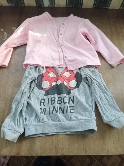 Большой пакет вещей,  великий пакет теплих речей на дівчинку 1-1,5 рок