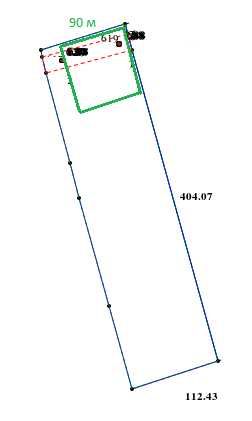 Фасадна ділянка 1 га на трасі Київ-Житомир.
