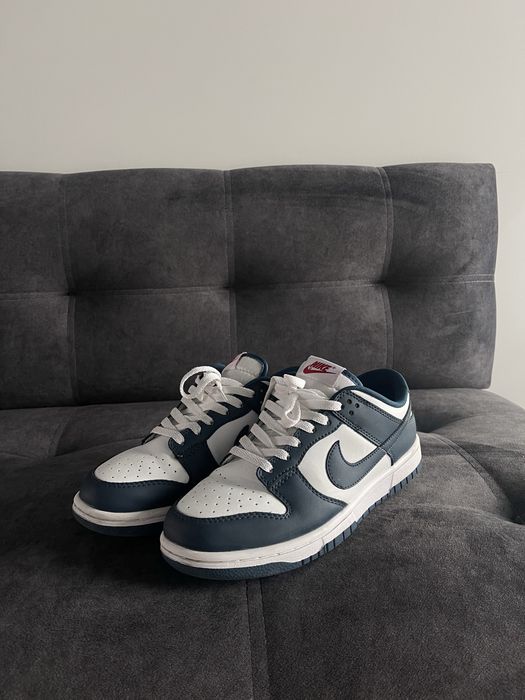 Кросівки Nike SB Dunk Low Navy Blue найк сб данк білі з синім
