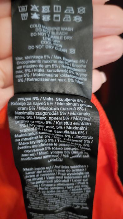 Koszula damska  czerwona rozmiar L