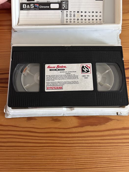 Kaseta VHS "20000 mil pomorskiej zeglugi"
