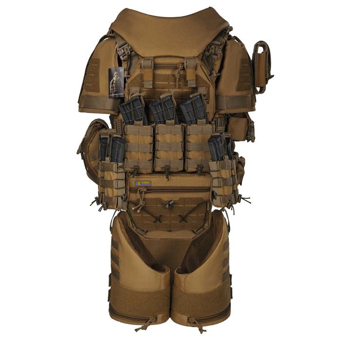 Бронежилет 6 класу з балістичним захистом всього тіла. Койот. ≈12кг