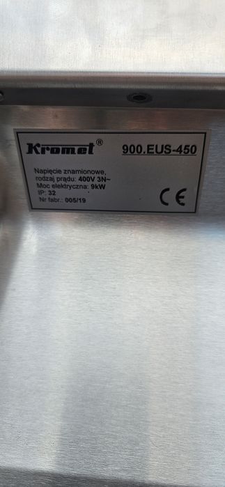 Makaroniarka Warnik Kromet 400x900 elektryczna